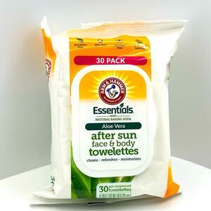 🦋$5 ~ Arm & Hammer After Sun Wipes
With Aloe Vera To Soothe Skin ~ NEW